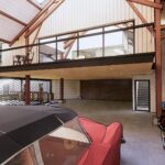 Vue depuis le garage.