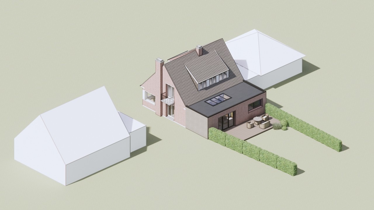 Vue axonométrique du projet